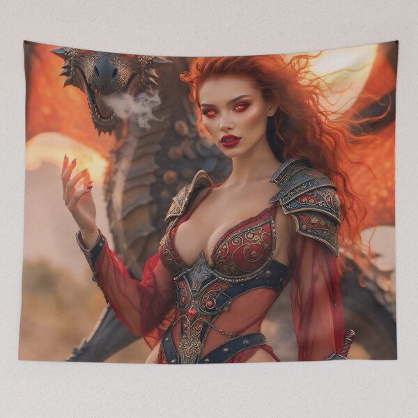 Item preview, Queen of War - Elemental Queens of 2026 designed and sold by SunsetAngelsAI.