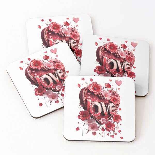 Item preview, 3D Metallic Love Heart with Floral Accents designed and sold by newvisionart191.