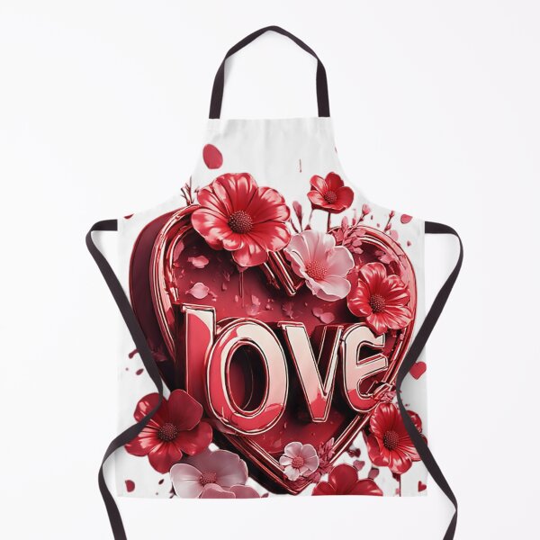 Item preview, 3D Metallic Love Heart with Floral Accents designed and sold by newvisionart191.