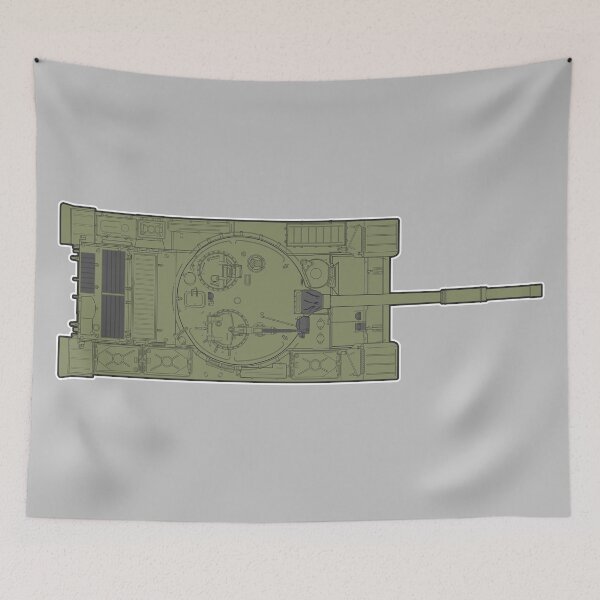 Item preview, The last serial medium tank of the USSR T-62 top view designed and sold by FAawRay.