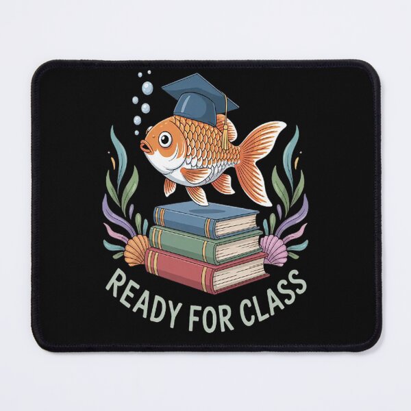 Item preview, Swimming Into Learning Ready For Class Academic Fish designed and sold by StuffNestie.