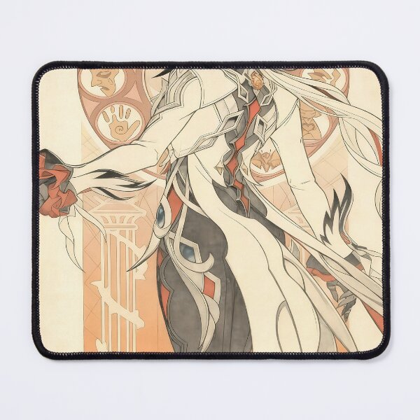Item preview, Crimson Moon Saint - Arlecchino Retro Poster designed and sold by iwzzuel.