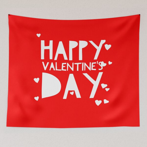 Item preview, Happy Valentine’s Day Romantic Couple Hearts Illustration designed and sold by DesignsVault.