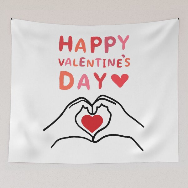 Item preview, Happy Valentine’s Day Heart in Hands. designed and sold by Dinasshop.