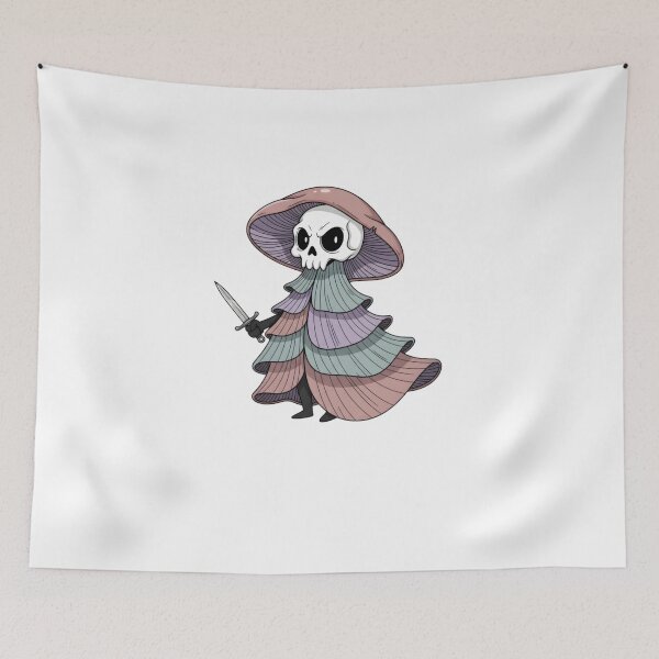Item preview, Mushroom Skull Assassin Illustration designed and sold by aaljone007.