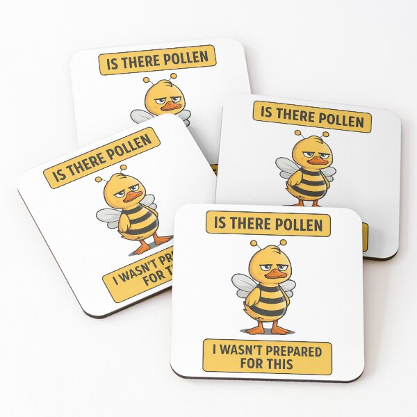 Item preview, Is There Pollen I Wasnt Prepared For This Funny Bee Duck Design designed and sold by TeeTimeTreasure.