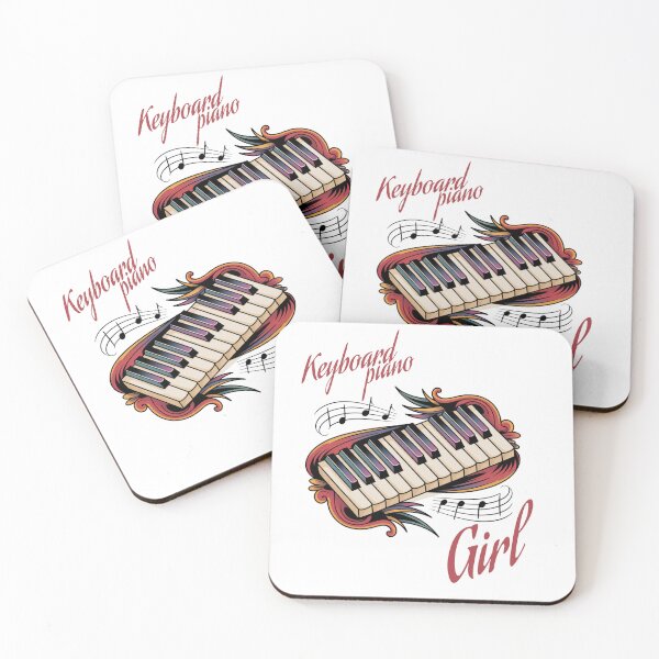 Artikelvorschau, Keyboard-Piano-Mädchen entworfen und verkauft von Chris-graphics-art.