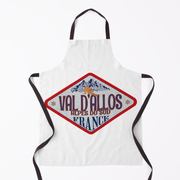 Item preview, Val d’Allos, Alpes du Sud, France, Vintage skiing badge design designed and sold by Wanderful-roads.