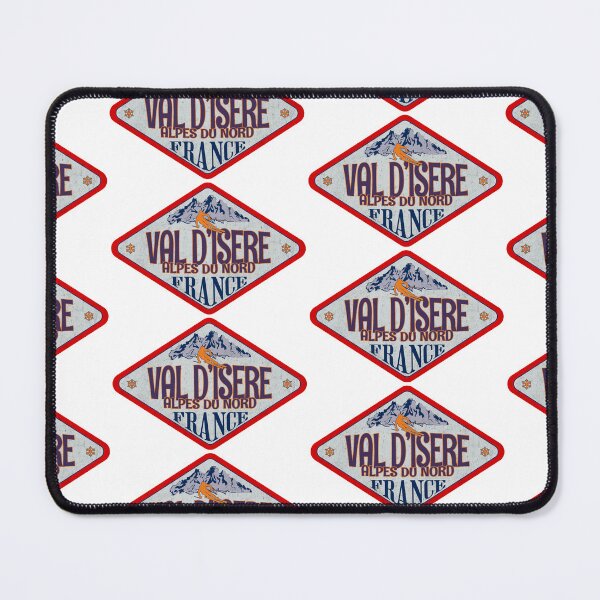 Item preview, Val d’Isère, Alpes du Nord, France, Vintage skiing badge design designed and sold by Wanderful-roads.