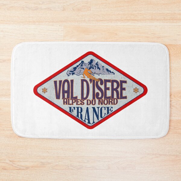 Item preview, Val d’Isère, Alpes du Nord, France, Vintage skiing badge design designed and sold by Wanderful-roads.