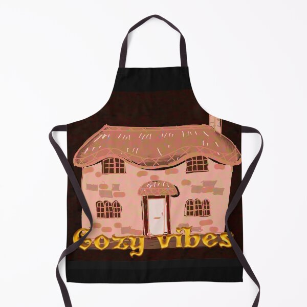 Aperçu de l'œuvre Ambiance chaleureuse, cottage sépia, style cottage intimiste, toit de chaume créée et vendue par empressbat merch.