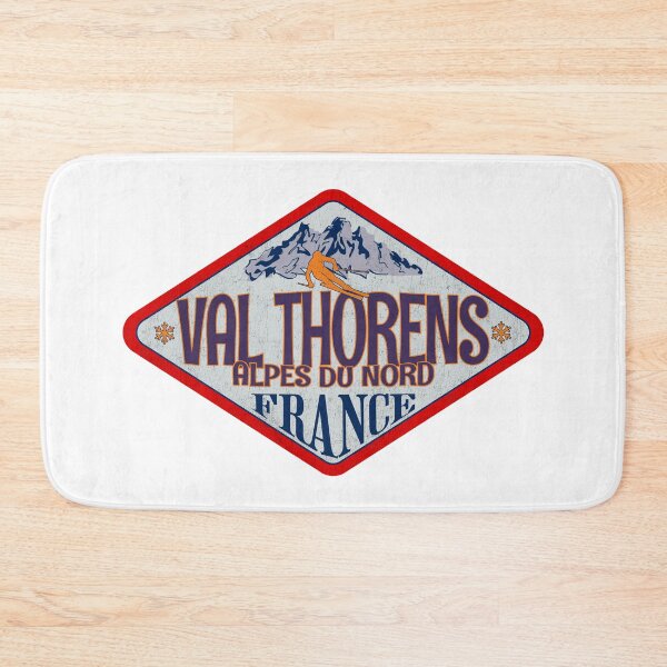 Item preview, Val Thorens, Alpes du Nord, France, Vintage skiing badge design designed and sold by Wanderful-roads.