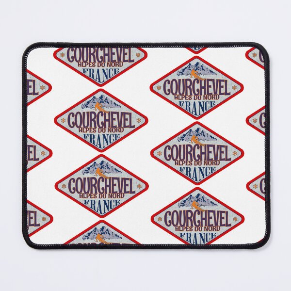Item preview, Courchevel, Alpes du Nord, France, Vintage skiing badge design designed and sold by Wanderful-roads.