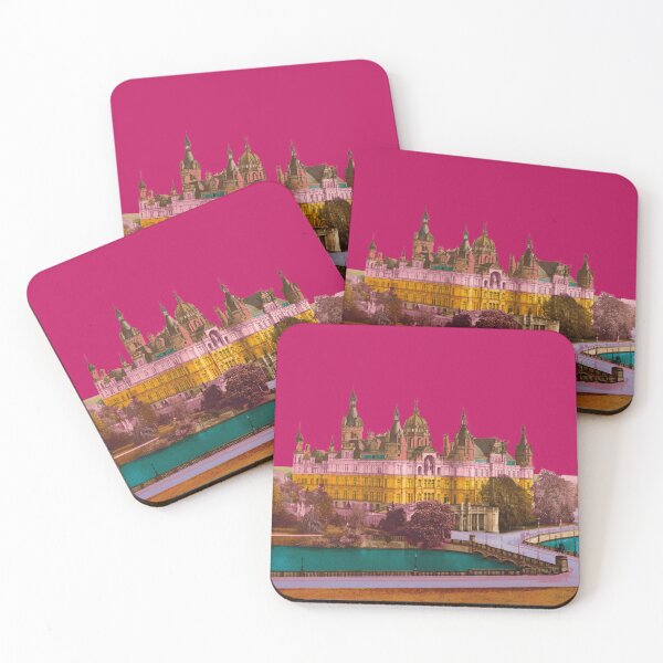 Item preview, Magnificent Schwerin Castle Vintage Pop Art Design designed and sold by Mauswohn.
