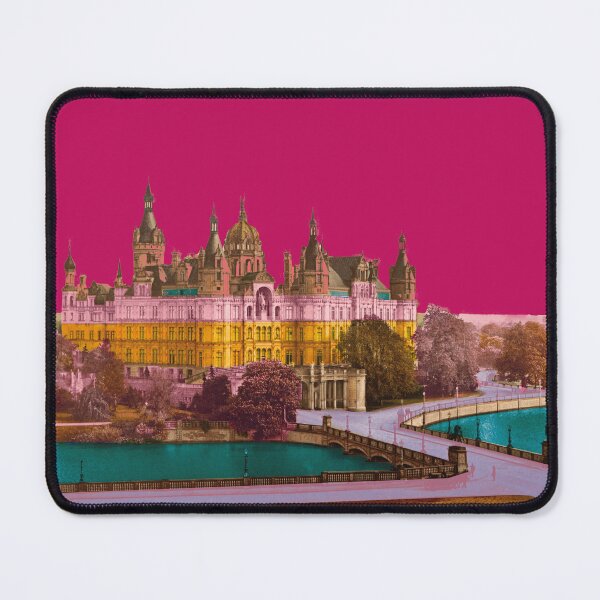 Item preview, Magnificent Schwerin Castle Vintage Pop Art Design designed and sold by Mauswohn.