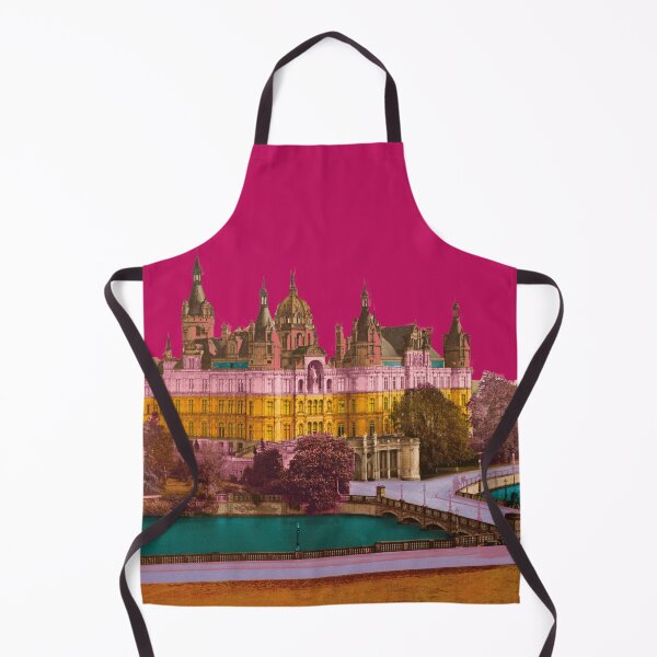 Item preview, Magnificent Schwerin Castle Vintage Pop Art Design designed and sold by Mauswohn.