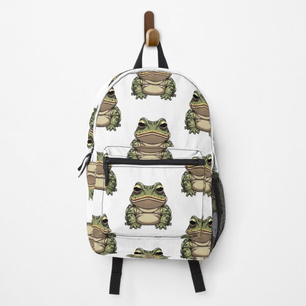 Item preview, Chubby Green Spotted Bullfrog Sticker Art designed and sold by Combat Skies.