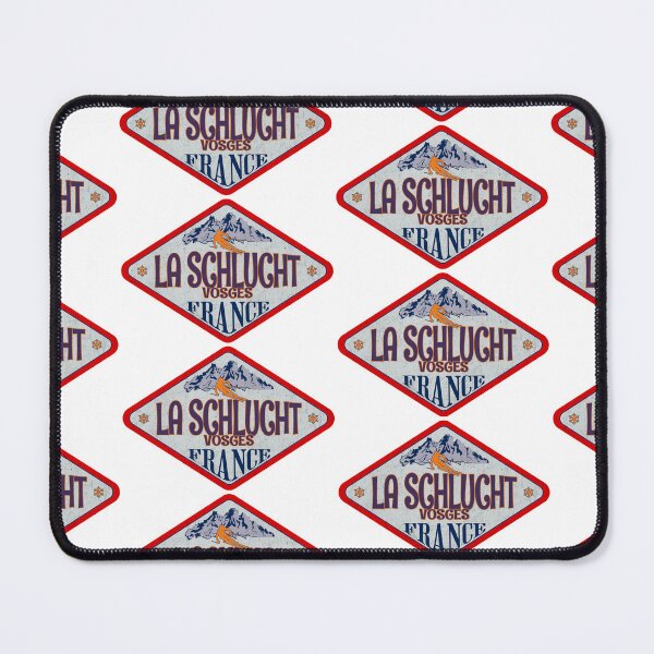 Item preview, La Schlucht, Vosges, France, Vintage skiing badge design designed and sold by Wanderful-roads.