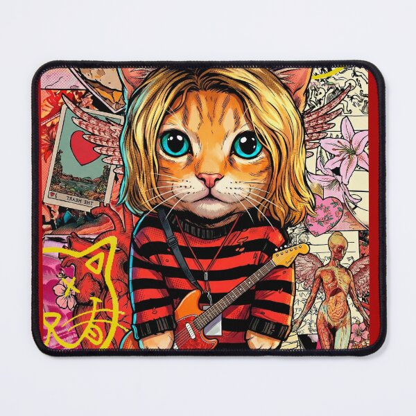 Item preview, cat, grunge, rock design, cat rock, cat grunge designed and sold by Mistermike248.