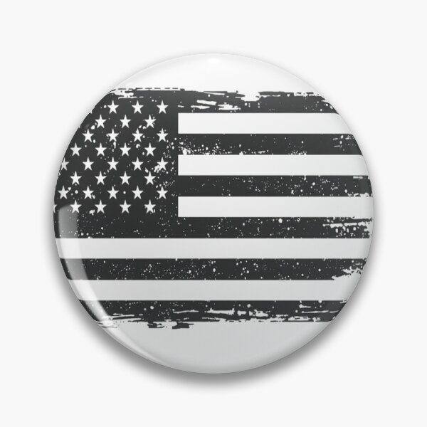 Item preview, Black & White Grunge American Flag Illustration designed and sold by darkzak.