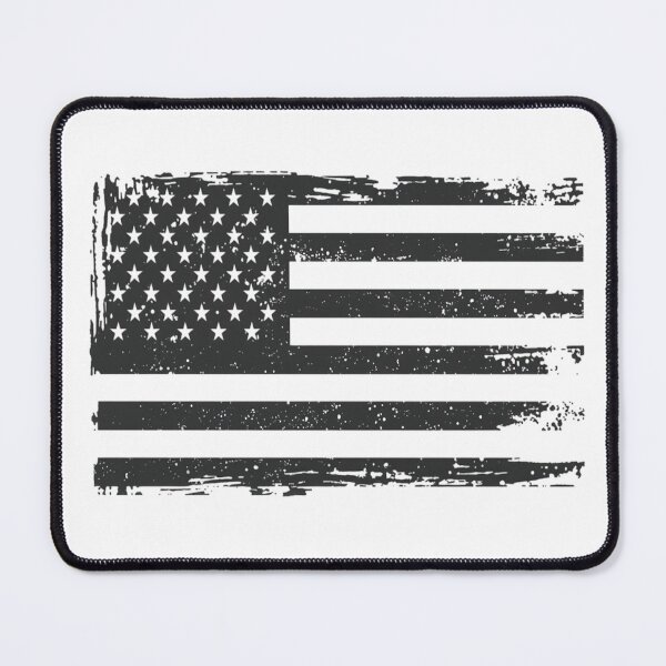Item preview, Black & White Grunge American Flag Illustration designed and sold by darkzak.