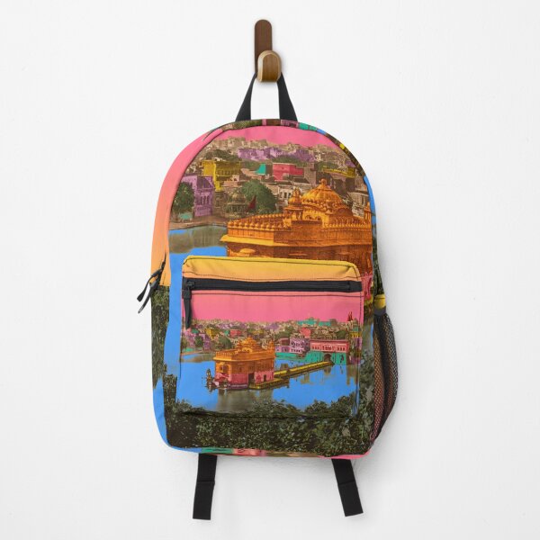 Item preview, Golden Temple Amritsar Vintage Pop Art Design designed and sold by Mauswohn.