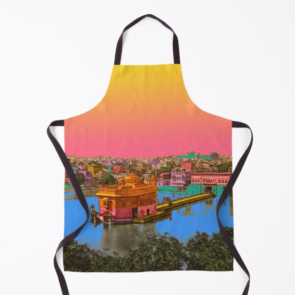 Item preview, Golden Temple Amritsar Vintage Pop Art Design designed and sold by Mauswohn.