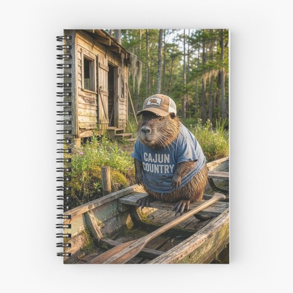 Item preview, Nutria in His Pirogue Somewhere in the Atchafalaya designed and sold by Tridentulus.