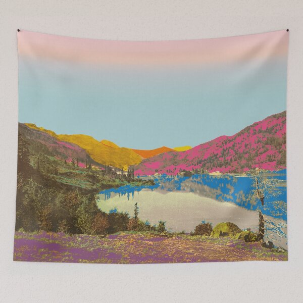 Item preview, Vintage Lake San Cristobal Colorado Pop Art designed and sold by Mauswohn.