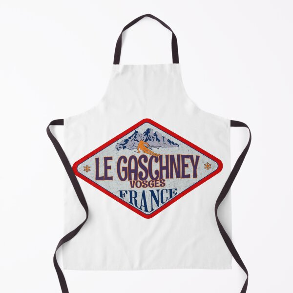 Item preview, Le Gaschney, Vosges, France, Vintage skiing badge design designed and sold by Wanderful-roads.