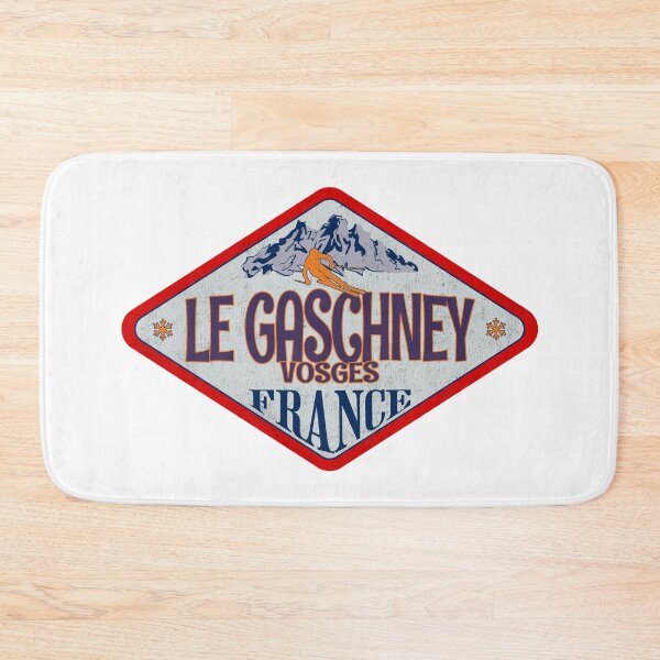 Item preview, Le Gaschney, Vosges, France, Vintage skiing badge design designed and sold by Wanderful-roads.