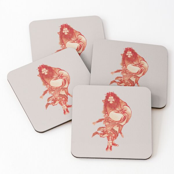 Item preview, Ukiyo-e style - Katsushika Hokusai - Red Zhong Kui, the Demon Queller designed and sold by WABISABIMOMENTS.