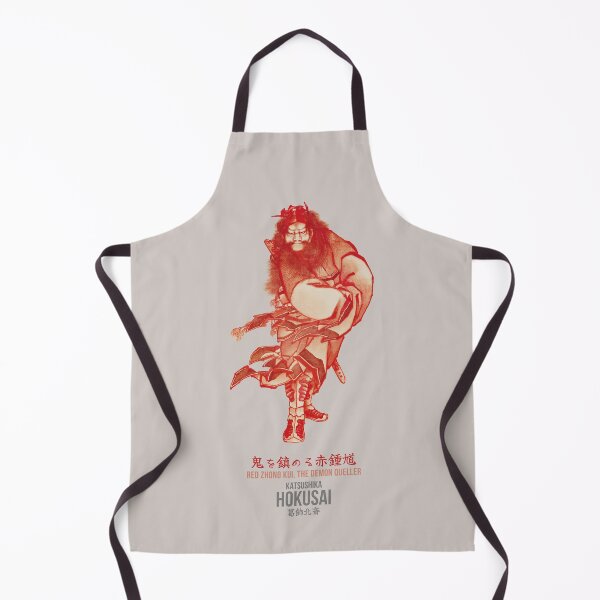 Item preview, Ukiyo-e style - Katsushika Hokusai - Red Zhong Kui, the Demon Queller designed and sold by WABISABIMOMENTS.