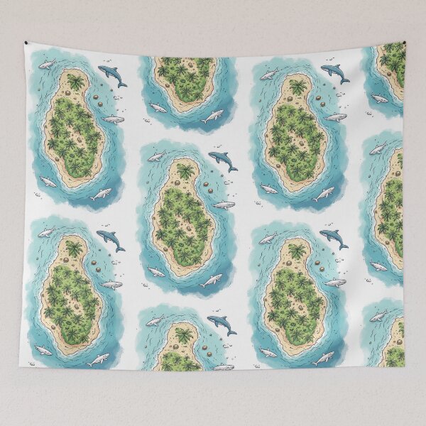 Item preview, An island with hidden dangers. designed and sold by Whose-sweat.