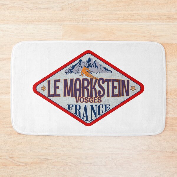 Item preview, Le Markstein, Vosges, France, Vintage skiing badge design designed and sold by Wanderful-roads.
