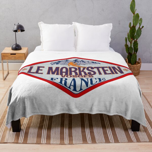 Item preview, Le Markstein, Vosges, France, Vintage skiing badge design designed and sold by Wanderful-roads.