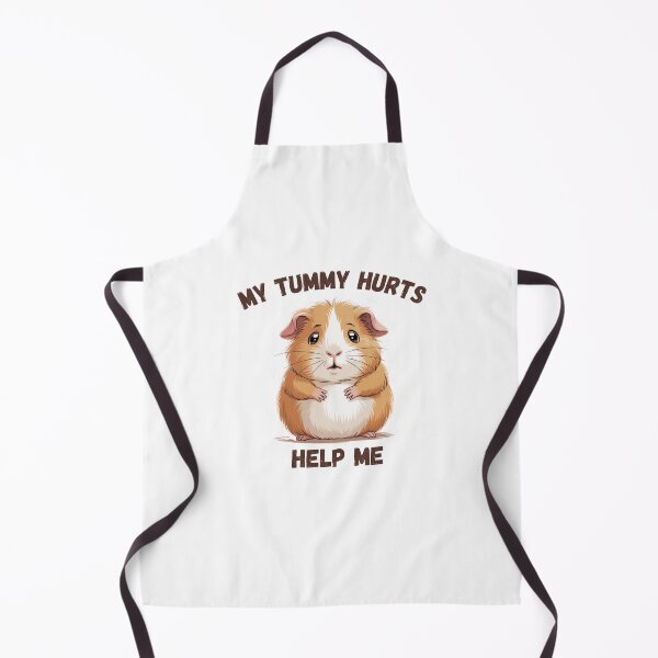 Item preview, "My tummy hurts help me" cute guinea pig designed and sold by Chris-graphics-art.