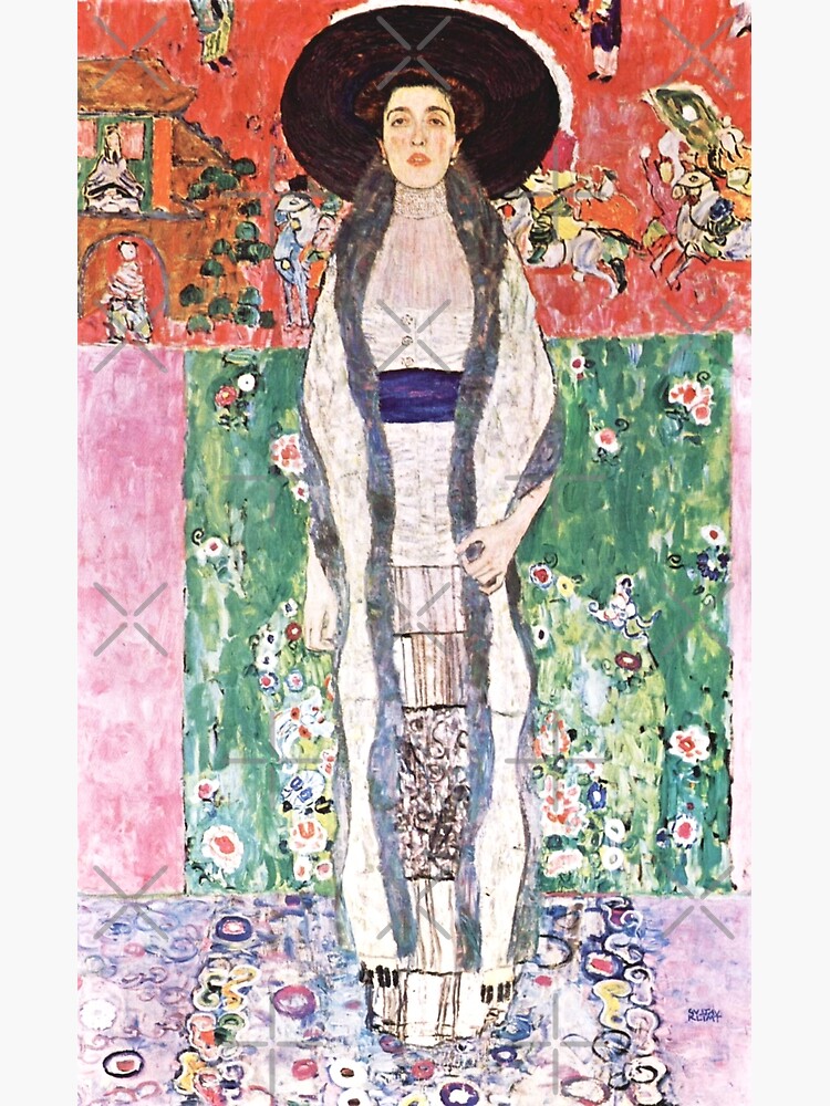 HD. Portrait of Adele Bloch-Bauer II, by Gustav Klimt . HIGH