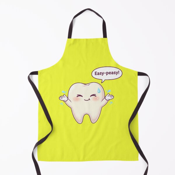Item preview, Adorable Kawaii Chibi Tooth Character Saying Easy Peasy Fun Dental Humor Sticker and Dentist Graduation Gift designed and sold by bvdesignart.