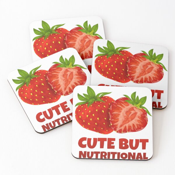 Item preview, Cute But Nutritional Strawberry Illustration – Funny Healthy Food Pun Design designed and sold by UI Expert.