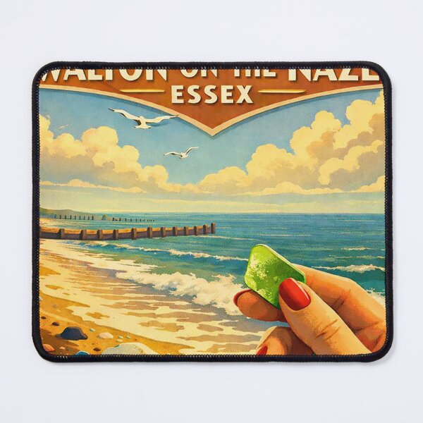 Item preview, Walton On The Naze Essex Sea Glass Hunting designed and sold by The Deco Bureau.