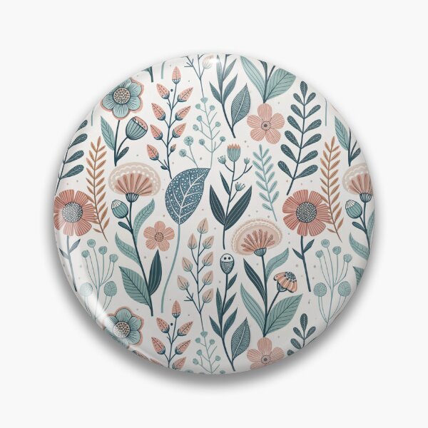 Item preview, Nordic Summer Beach Flowers | Scandinavian Folk designed and sold by Shuga-Design.