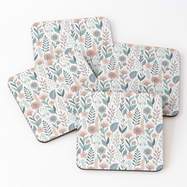 Item preview, Nordic Summer Beach Flowers | Scandinavian Folk designed and sold by Shuga-Design.