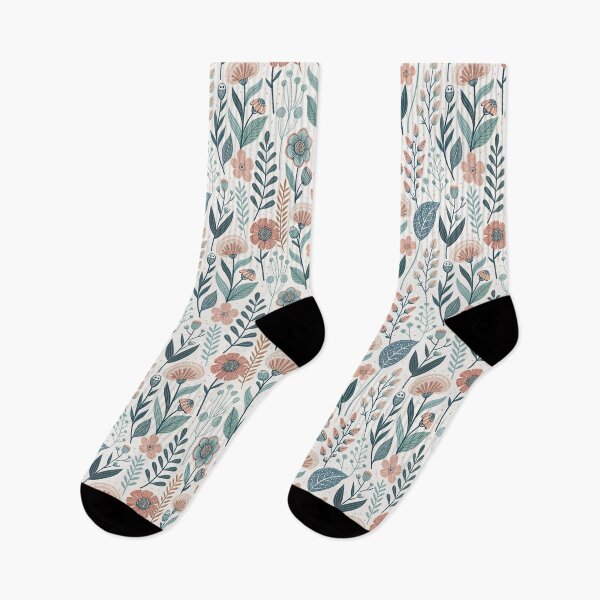 Item preview, Nordic Summer Beach Flowers | Scandinavian Folk designed and sold by Shuga-Design.