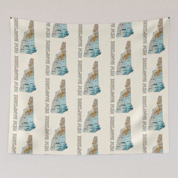 Item preview, New Hampshire Topographic Map Design designed and sold by mashmosh.