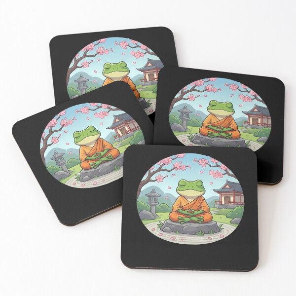 Item preview, Peaceful Frog Monk Zen Garden Fantasy designed and sold by k3rstman1.