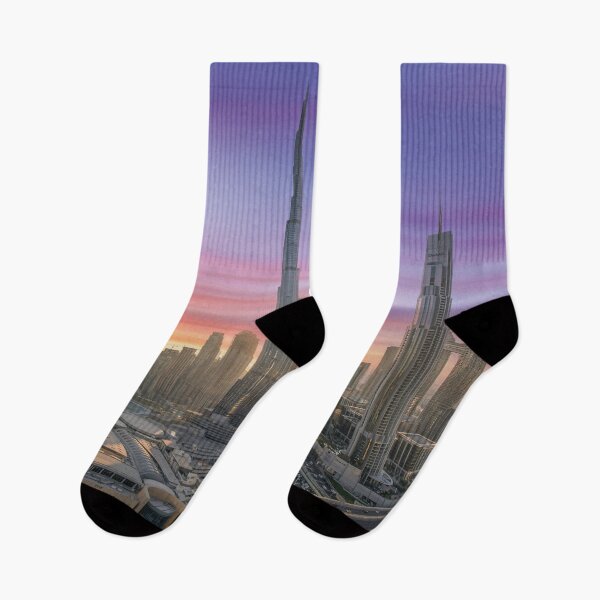 Item preview, Dubai Skyline Burj Khalifa Panorama Sunset Design designed and sold by Mauswohn.