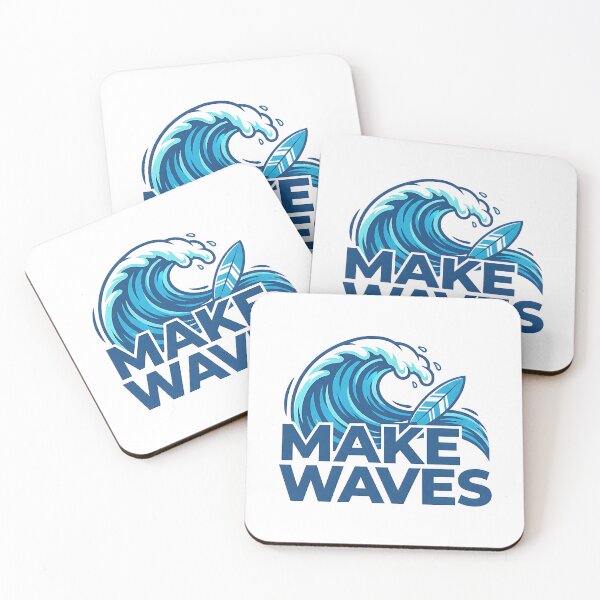 Item preview, BEST SELLER. Make Waves Bold USA Motivation designed and sold by Gilded Dreams.