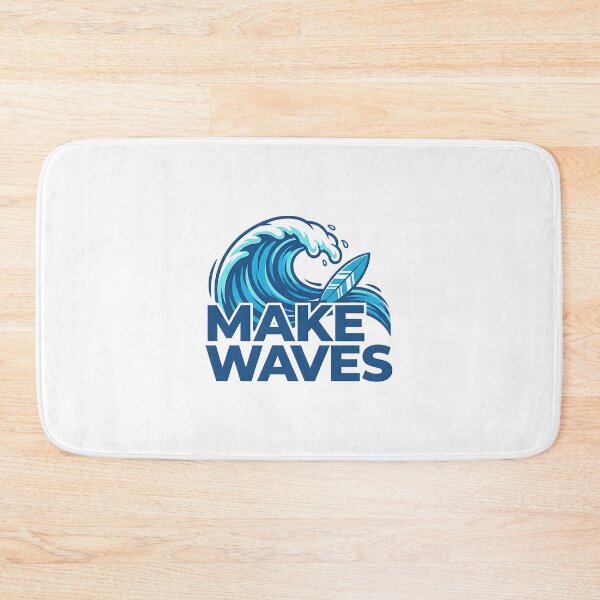 Item preview, BEST SELLER. Make Waves Bold USA Motivation designed and sold by Gilded Dreams.
