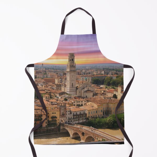 Item preview, Verona Old Town Panorama on the Adige River Sunset Design designed and sold by Mauswohn.